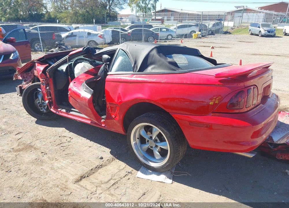 1996 FORD MUSTANG GT VIN: 1FALP45X8TF121307