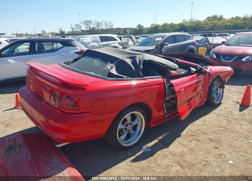 1996 FORD MUSTANG GT VIN: 1FALP45X8TF121307