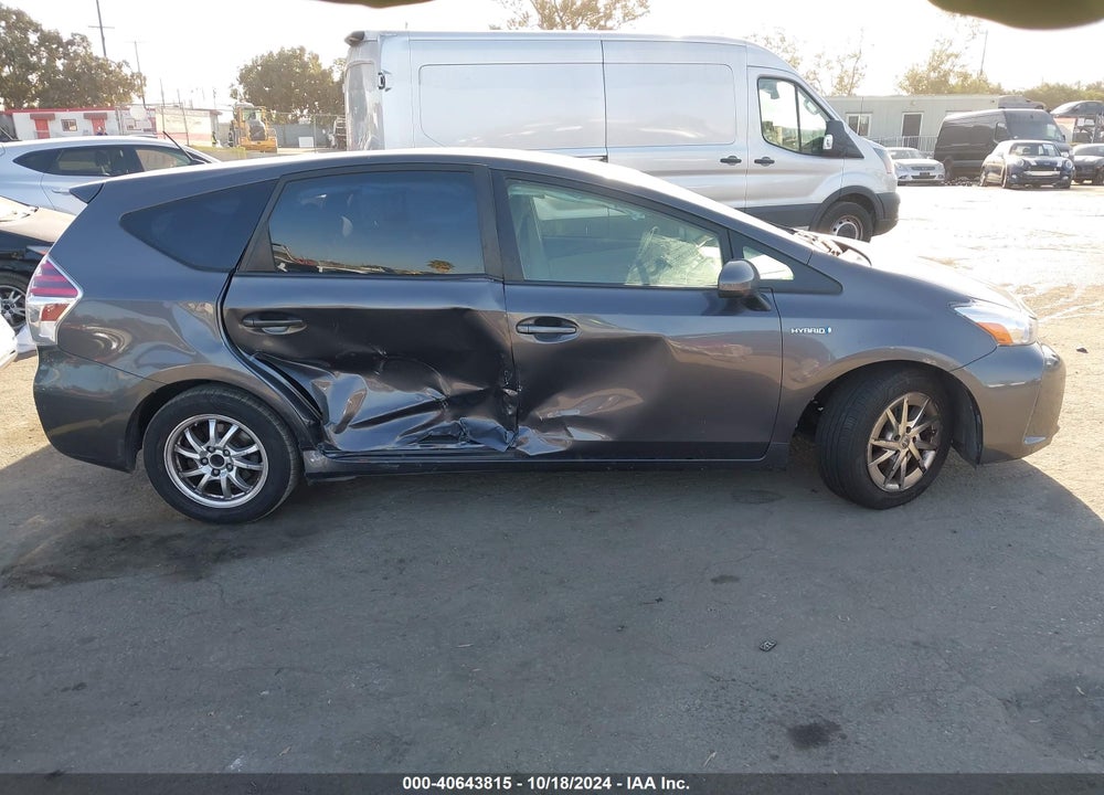 2015 TOYOTA PRIUS V TWO VIN: JTDZN3EU7FJ034803