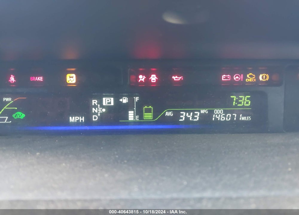 2015 TOYOTA PRIUS V TWO VIN: JTDZN3EU7FJ034803