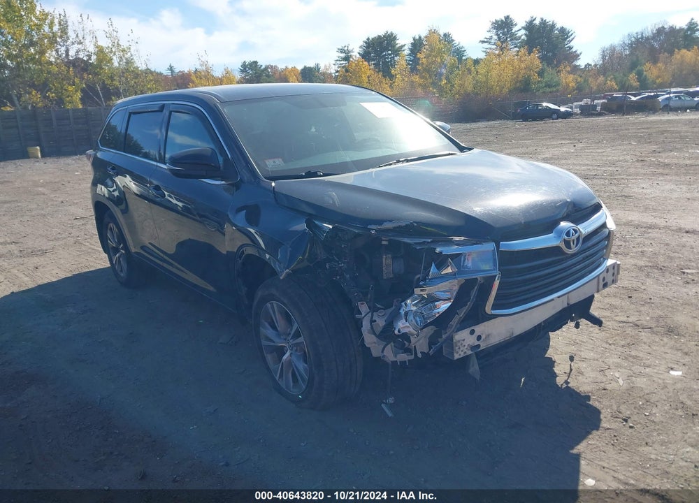 2016 TOYOTA HIGHLANDER LE PLUS V6 VIN: 5TDBKRFH7GS320847