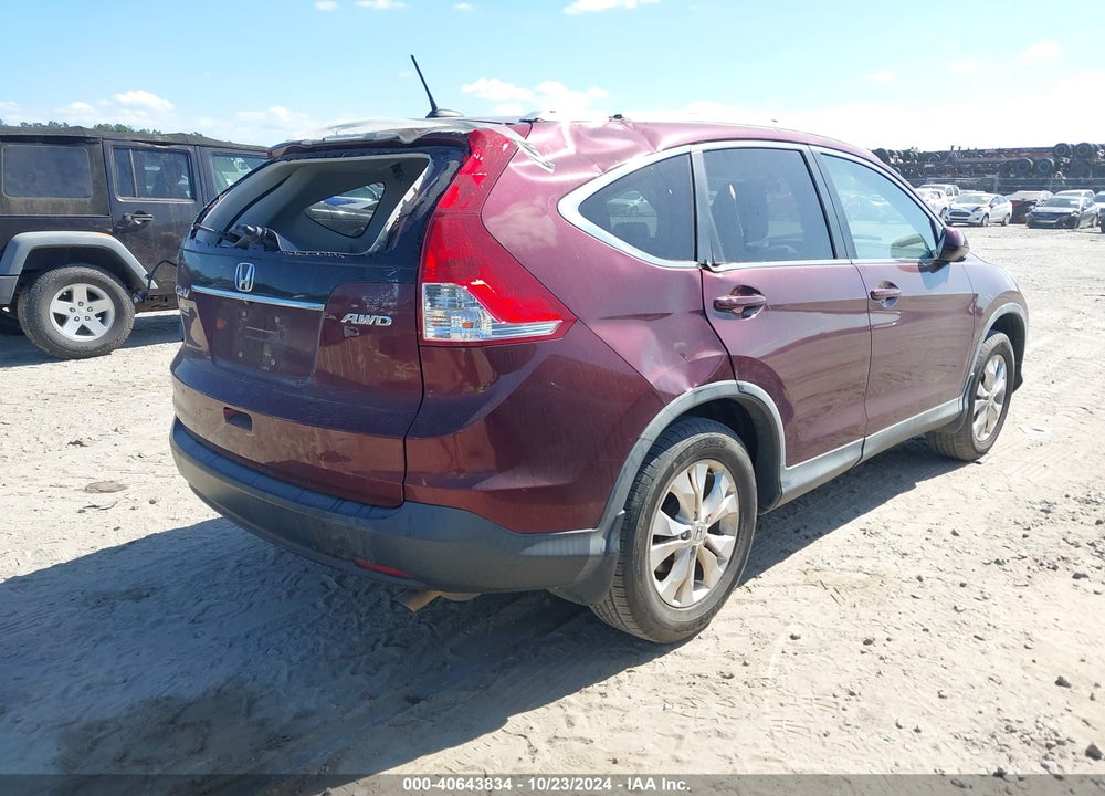2014 HONDA CR-V EX-L VIN: 5J6RM4H7XEL093386