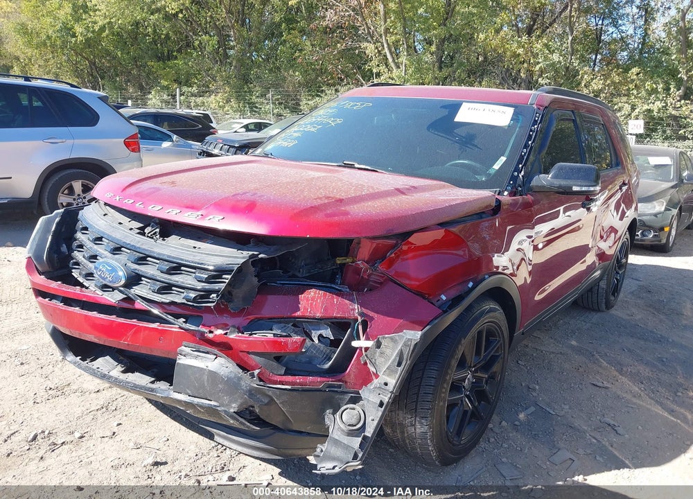 2016 FORD EXPLORER SPORT VIN: 1FM5K8GT2GGC11728