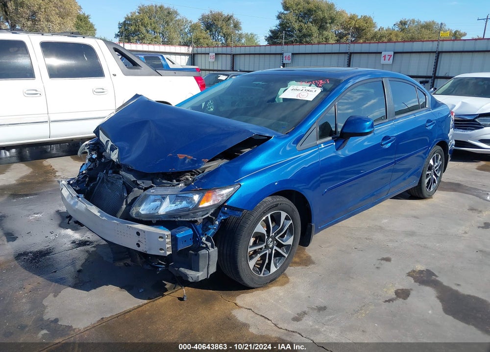 2013 HONDA CIVIC EX-L VIN: 2HGFB2F90DH525987