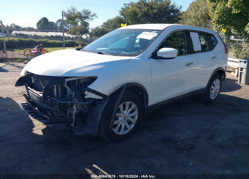 2015 NISSAN ROGUE S VIN: 5N1AT2MV1FC857265