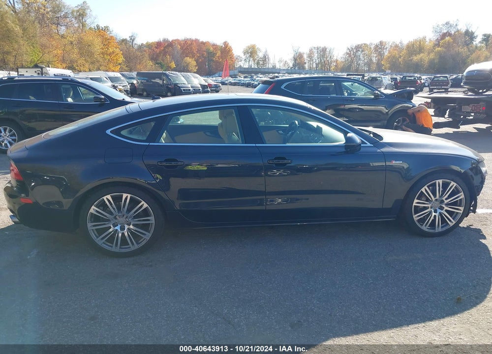 2012 AUDI A7 PREMIUM VIN: WAUYGAFC1CN155098