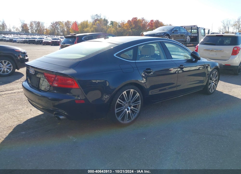 2012 AUDI A7 PREMIUM VIN: WAUYGAFC1CN155098