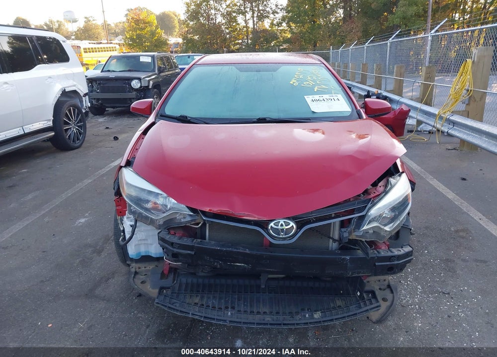 2015 TOYOTA COROLLA LE VIN: 2T1BURHE8FC356356