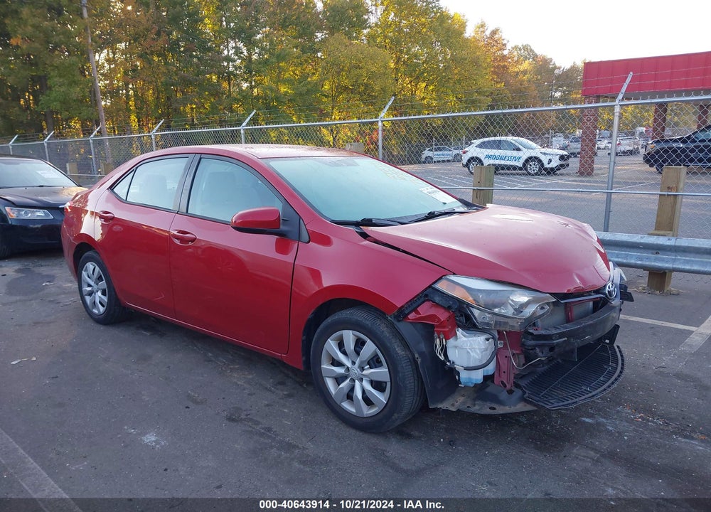 2015 TOYOTA COROLLA LE VIN: 2T1BURHE8FC356356