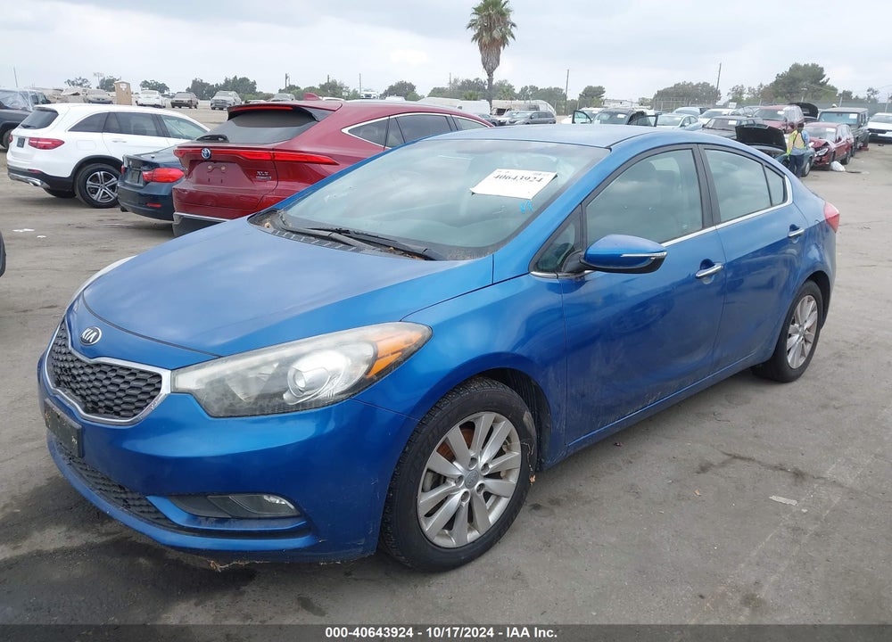 2014 KIA FORTE EX VIN: KNAFX4A84E5090049