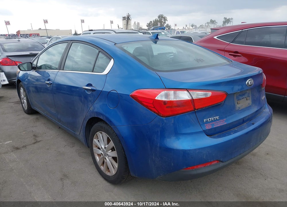 2014 KIA FORTE EX VIN: KNAFX4A84E5090049