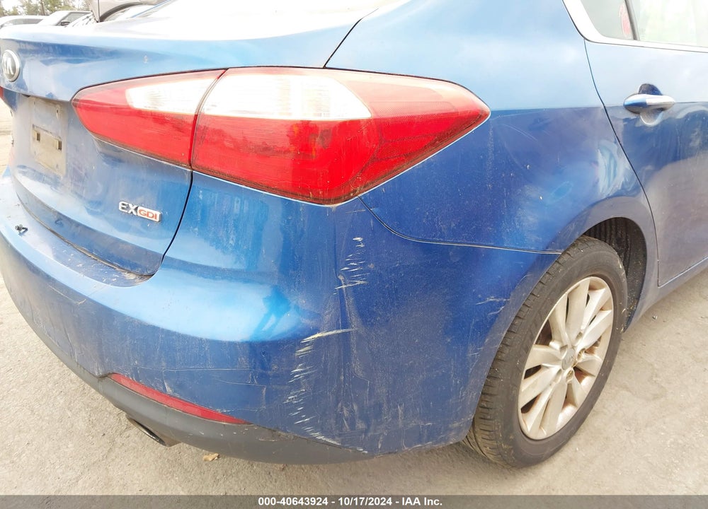 2014 KIA FORTE EX VIN: KNAFX4A84E5090049