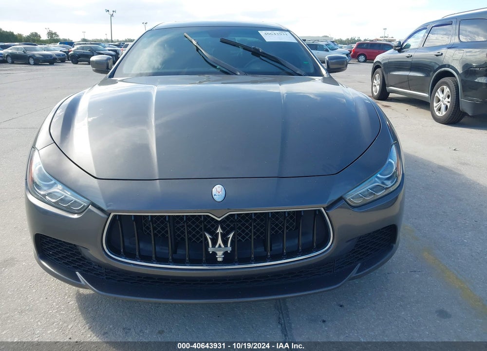 2016 MASERATI GHIBLI VIN: ZAM57XSA2G1175642