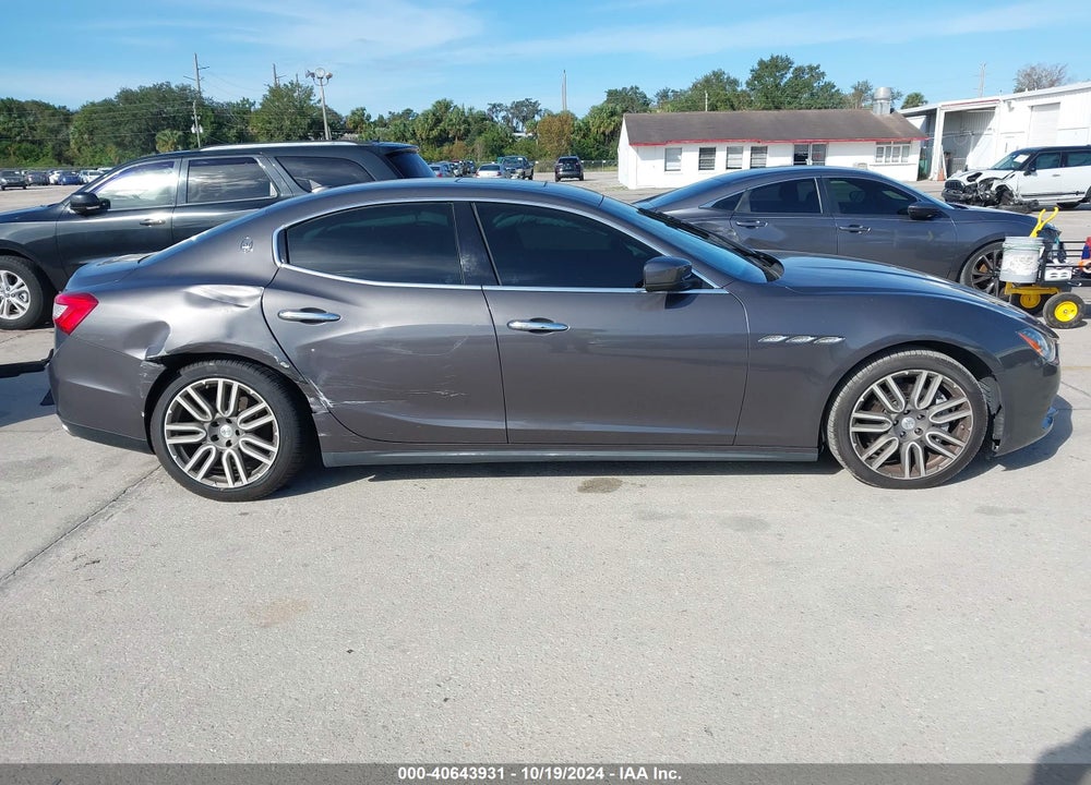 2016 MASERATI GHIBLI VIN: ZAM57XSA2G1175642