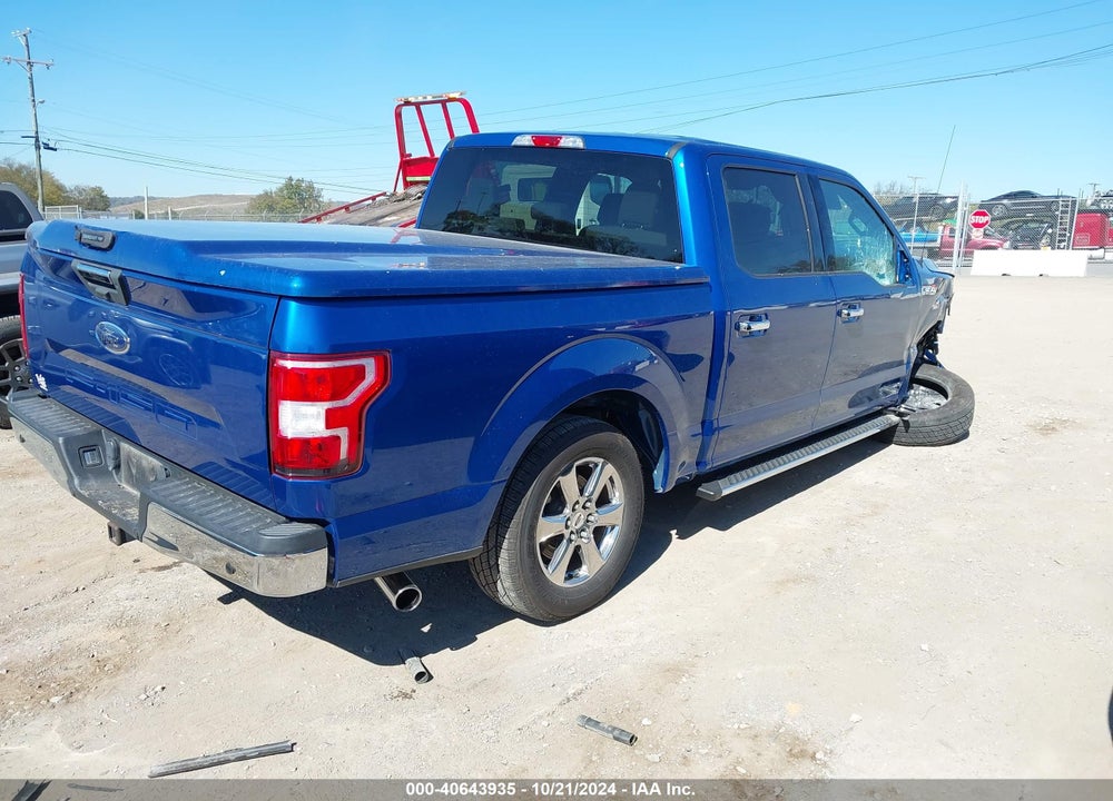 2018 FORD F-150 XLT VIN: 1FTEW1C51JFD01456