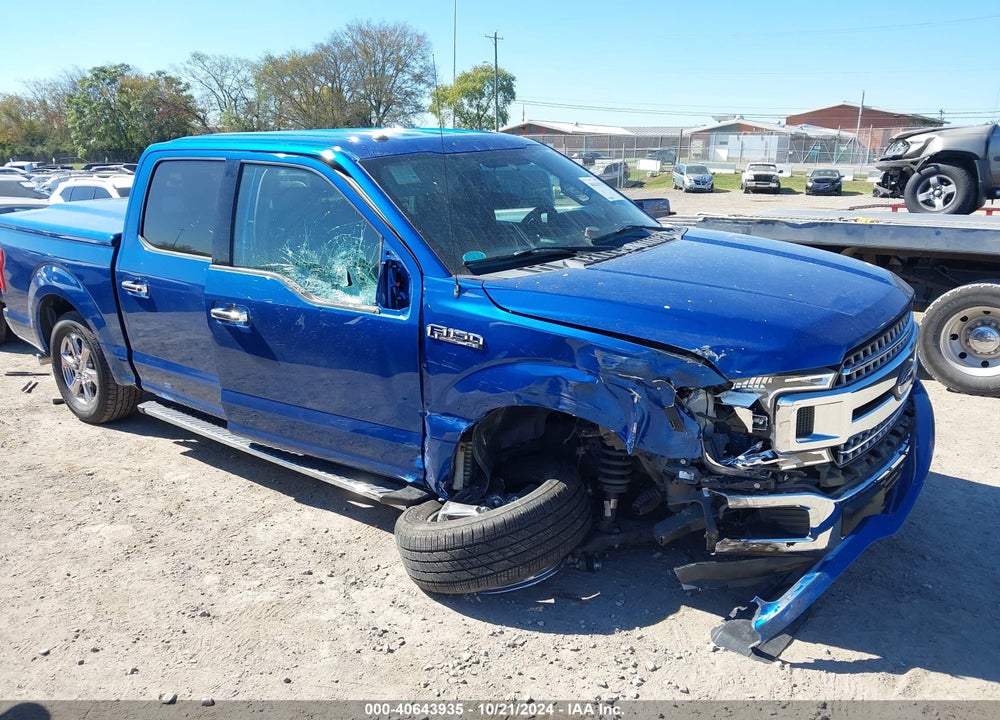2018 FORD F-150 XLT VIN: 1FTEW1C51JFD01456