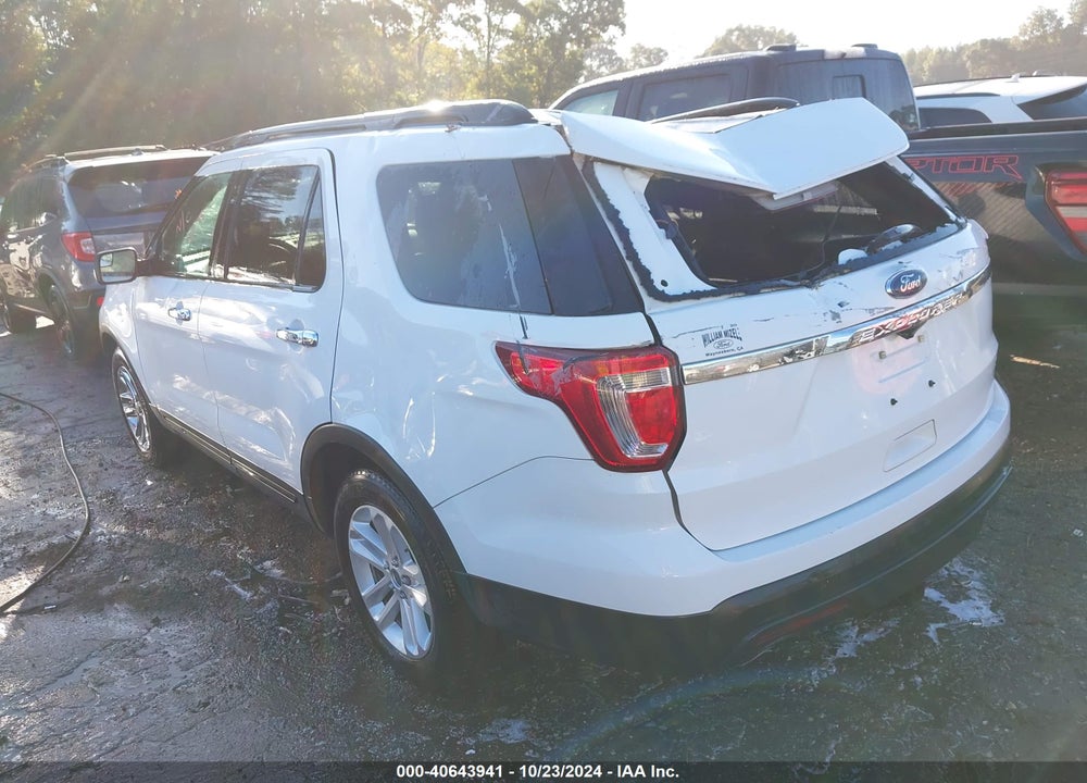 2017 FORD EXPLORER VIN: 1FM5K7B84HGE18765