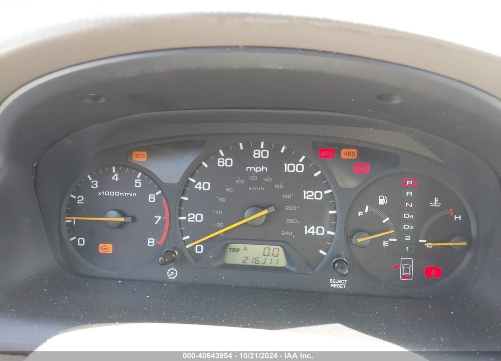 2002 HONDA ACCORD 3.0 EX VIN: 1HGCG16572A039751