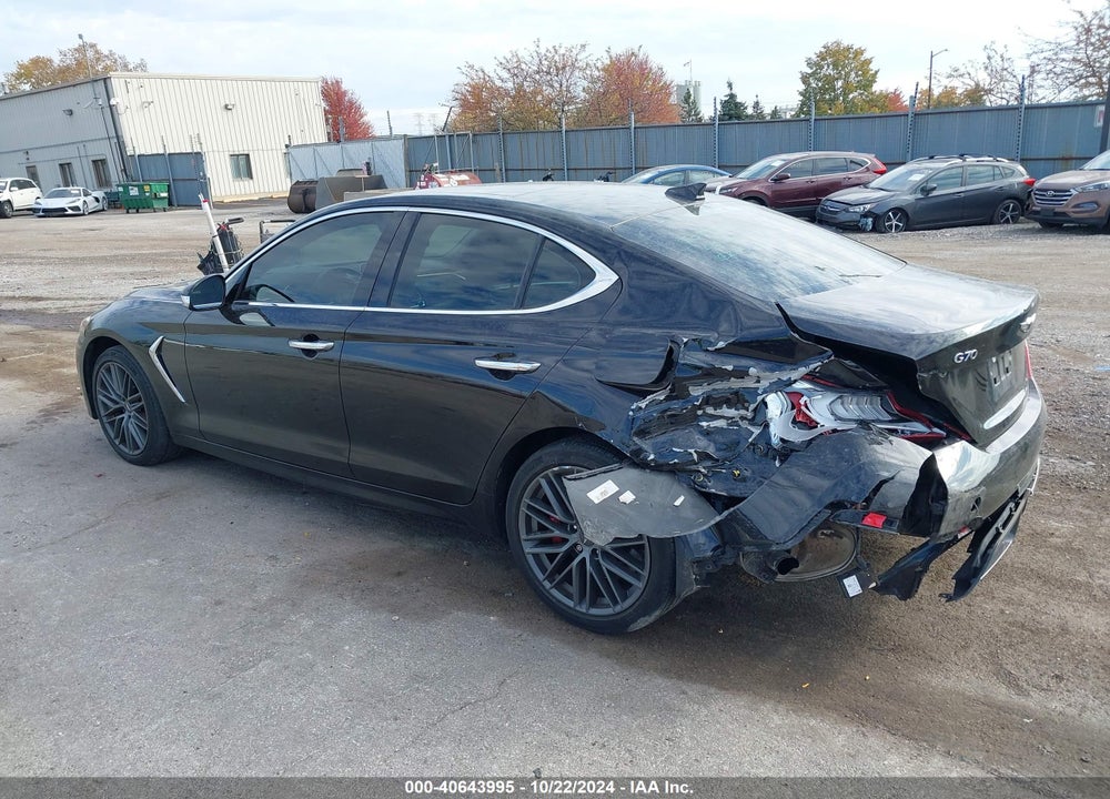 2019 GENESIS G70 3.3T ADVANCED VIN: KMTG34LE3KU027212