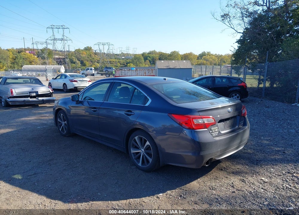 2015 SUBARU LEGACY 2.5I LIMITED VIN: 4S3BNAL64F3017102