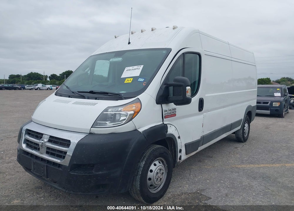 2018 RAM PROMASTER 2500 HIGH ROOF 159 WB VIN: 3C6TRVDG3JE151678