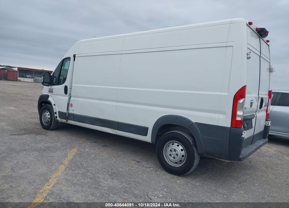 2018 RAM PROMASTER 2500 HIGH ROOF 159 WB VIN: 3C6TRVDG3JE151678