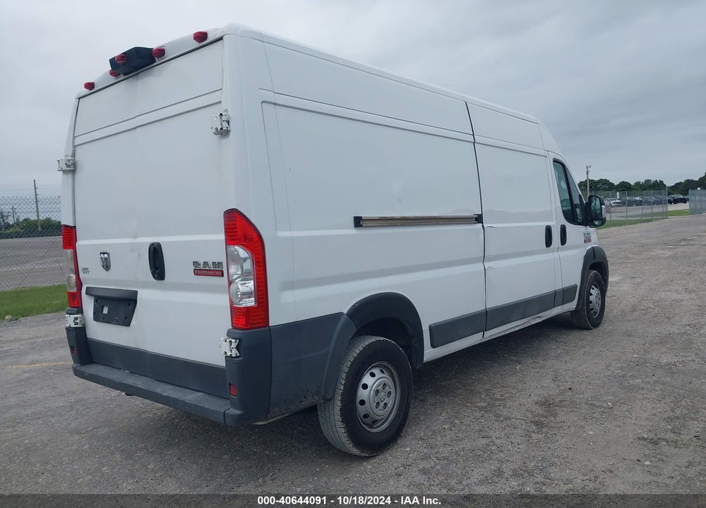 2018 RAM PROMASTER 2500 HIGH ROOF 159 WB VIN: 3C6TRVDG3JE151678
