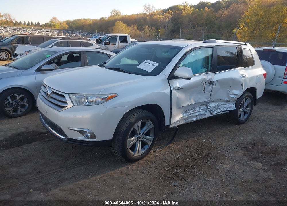 2013 TOYOTA HIGHLANDER LIMITED V6 VIN: 5TDDK3EH2DS209318