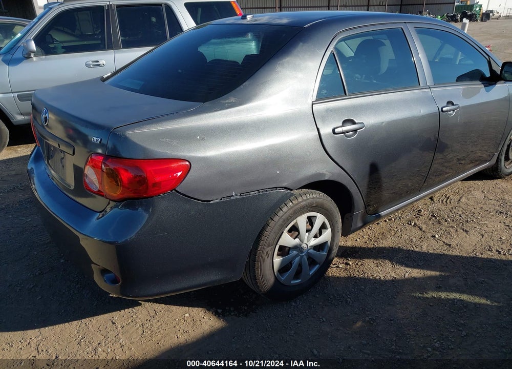 2009 TOYOTA COROLLA LE VIN: 1NXBU40EX9Z124780