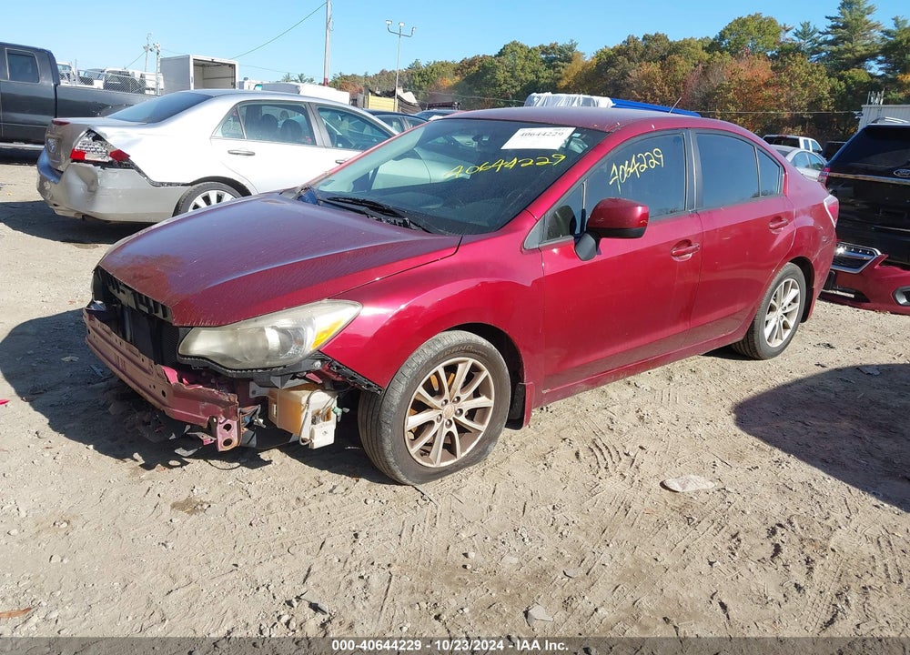 2012 SUBARU IMPREZA 2.0I PREMIUM VIN: JF1GJAC60CH025459