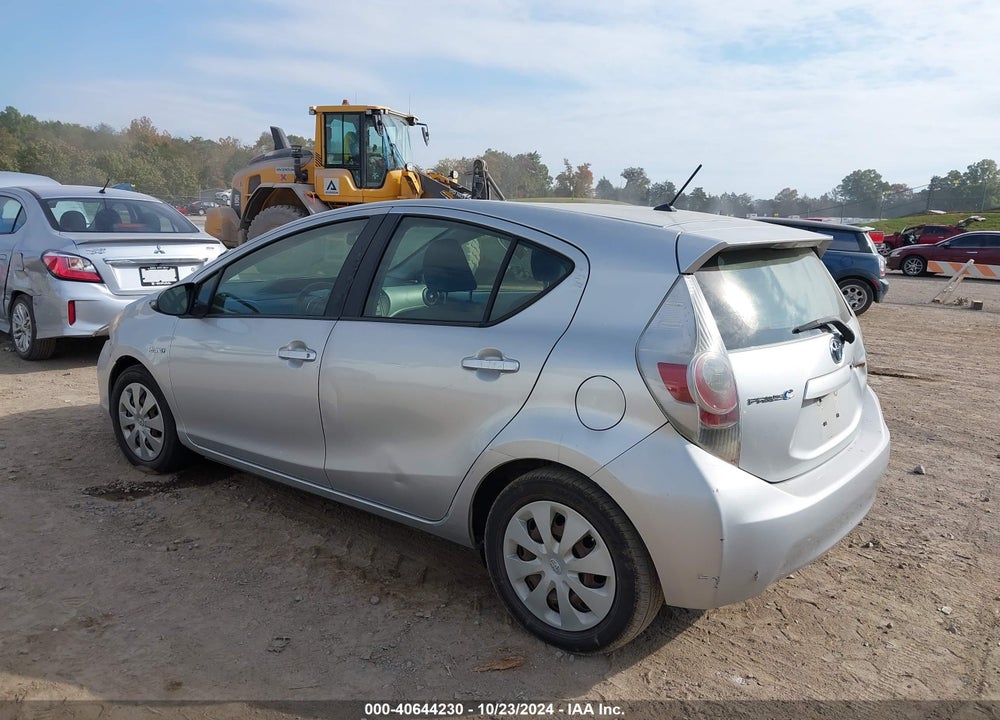 2012 TOYOTA PRIUS C TWO VIN: JTDKDTB32C1019783