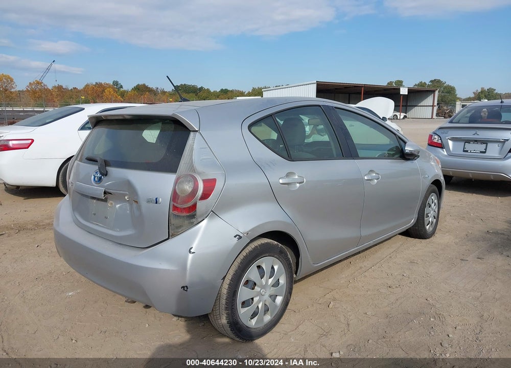 2012 TOYOTA PRIUS C TWO VIN: JTDKDTB32C1019783