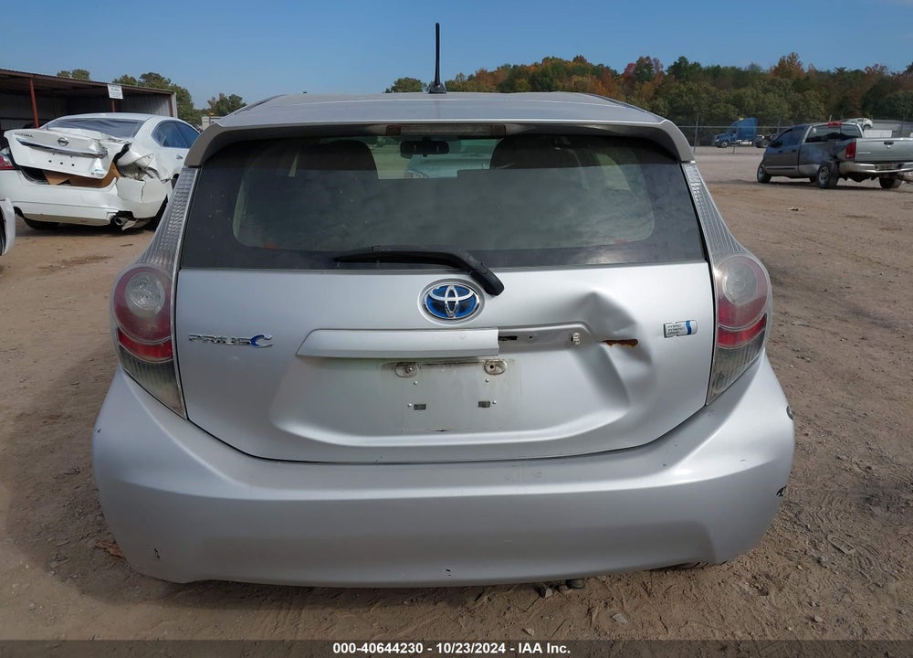 2012 TOYOTA PRIUS C TWO VIN: JTDKDTB32C1019783