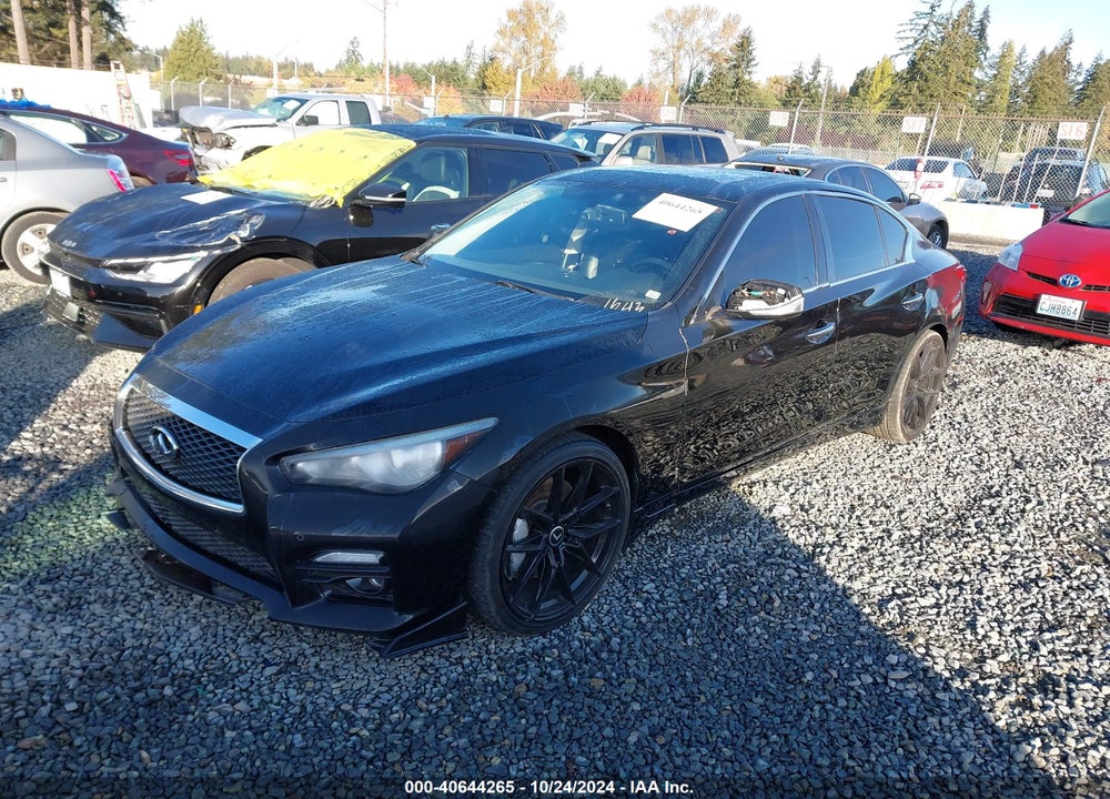 2014 INFINITI Q50 HYBRID SPORT VIN: JN1AV7AR8EM701643