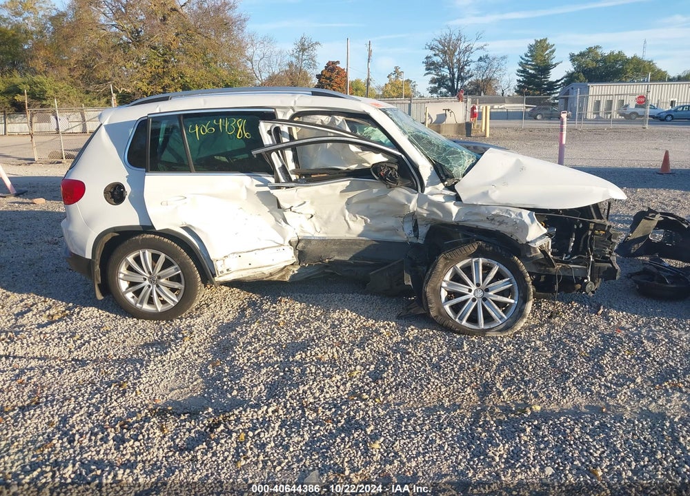 2014 VOLKSWAGEN TIGUAN SE VIN: WVGBV3AX0EW568367