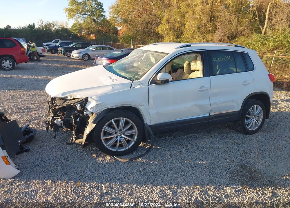 2014 VOLKSWAGEN TIGUAN SE VIN: WVGBV3AX0EW568367