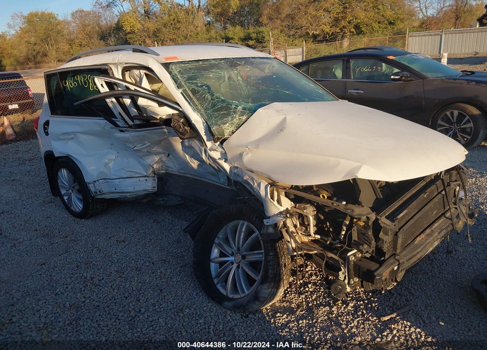 2014 VOLKSWAGEN TIGUAN SE VIN: WVGBV3AX0EW568367