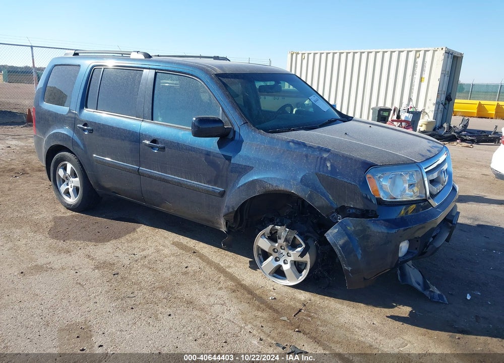 2011 HONDA PILOT EX-L VIN: 5FNYF4H56BB038670