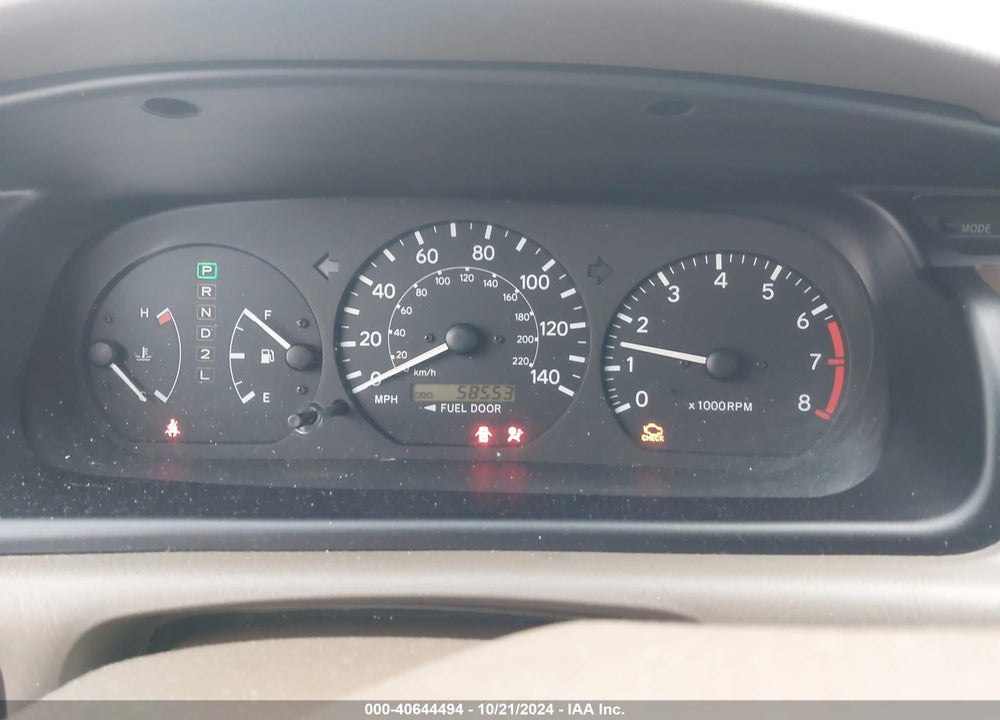 2001 TOYOTA CAMRY LE V6 VIN: 4T1BF22K91U969366