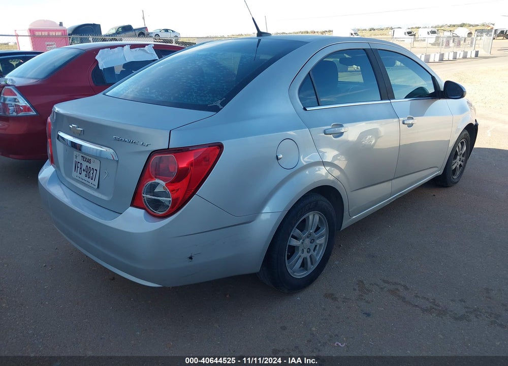 2013 CHEVROLET SONIC LT AUTO VIN: 1G1JC5SH8D4252923