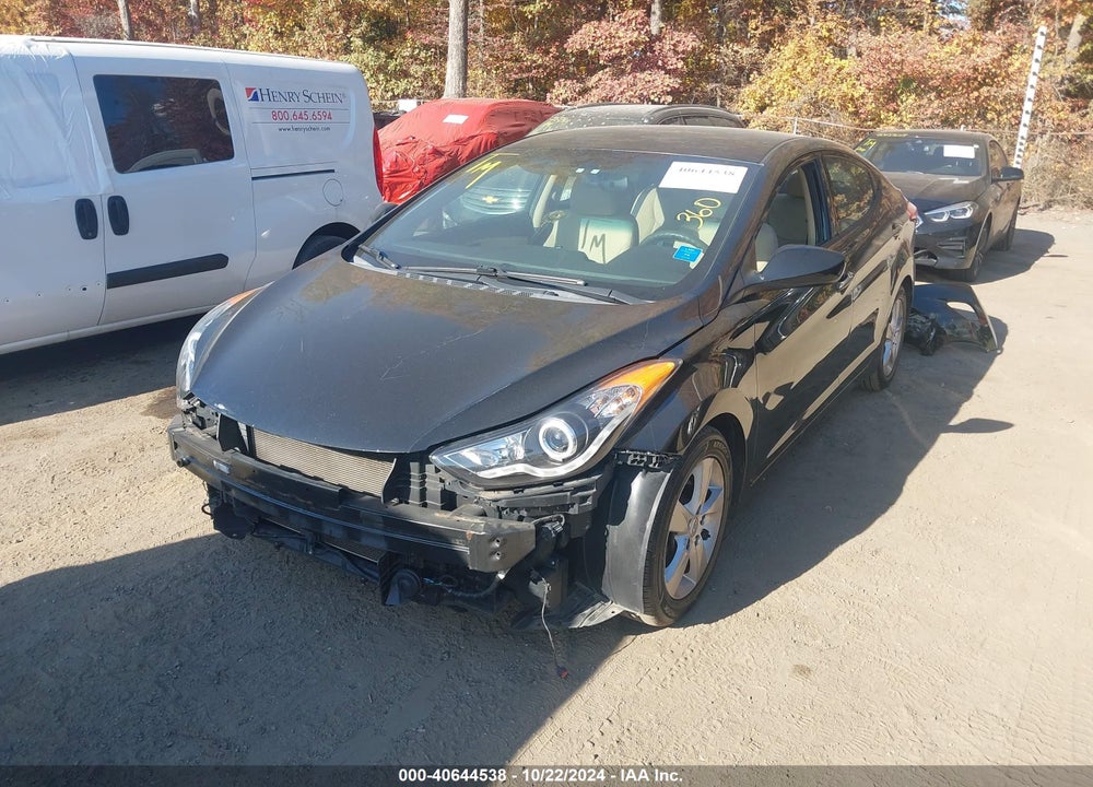 2013 HYUNDAI ELANTRA GLS VIN: 5NPDH4AE9DH356791