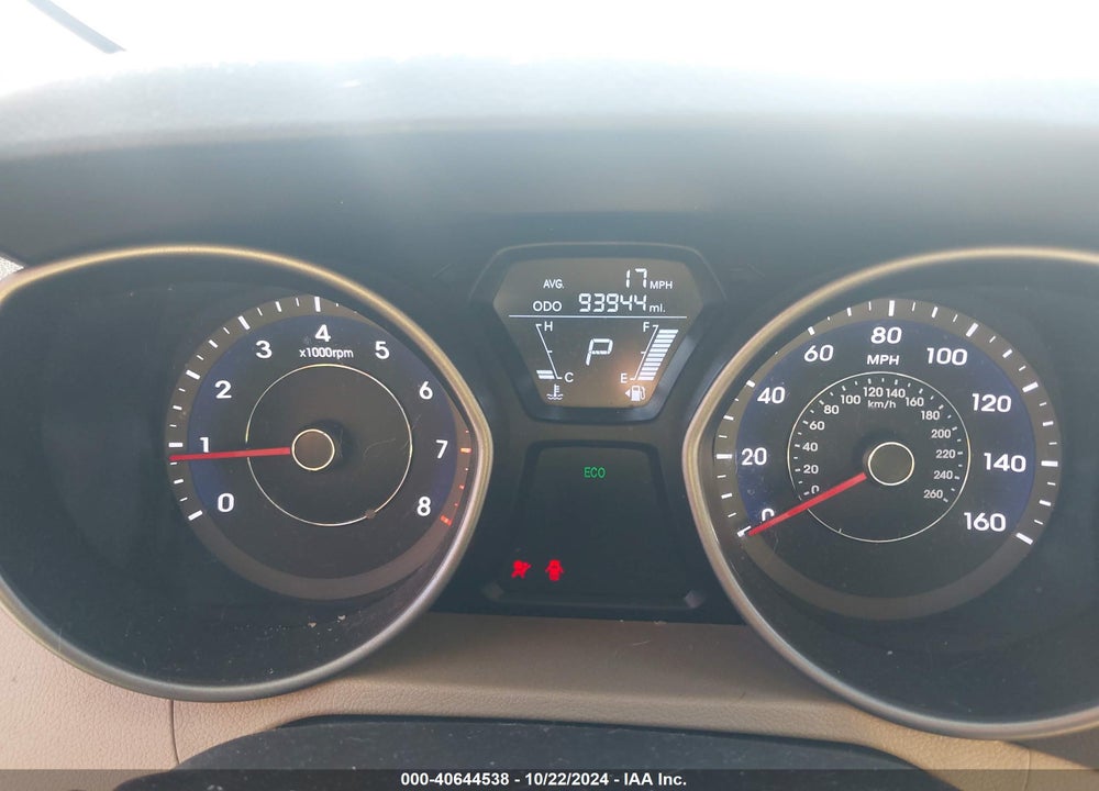 2013 HYUNDAI ELANTRA GLS VIN: 5NPDH4AE9DH356791