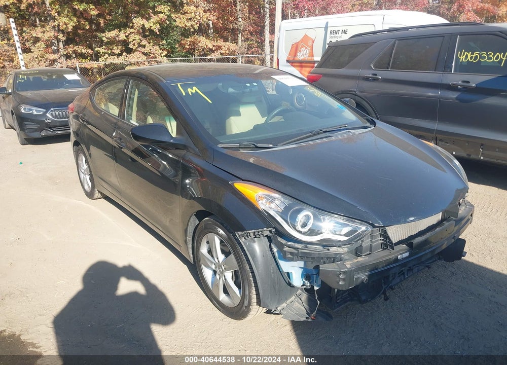 2013 HYUNDAI ELANTRA GLS VIN: 5NPDH4AE9DH356791