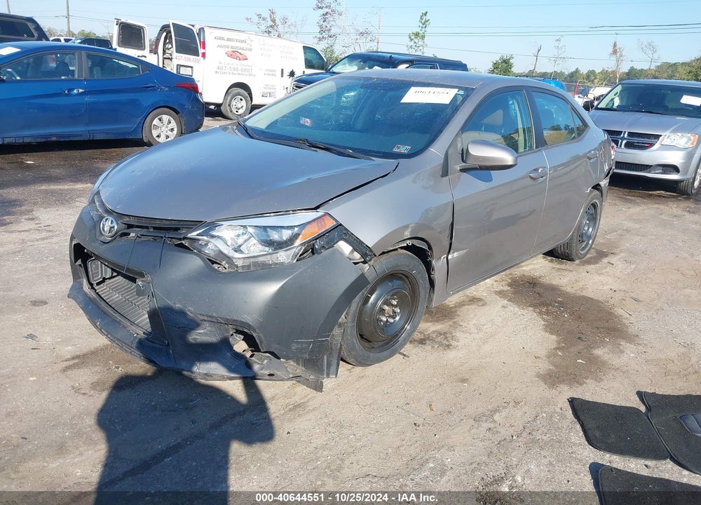 2014 TOYOTA COROLLA LE VIN: 5YFBURHEXEP053951