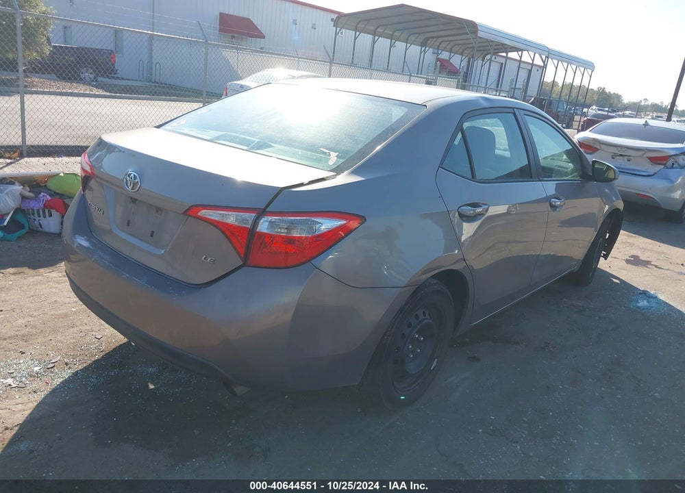 2014 TOYOTA COROLLA LE VIN: 5YFBURHEXEP053951