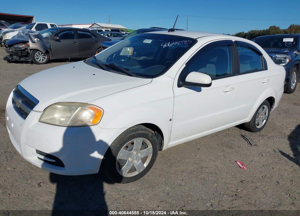 2009 CHEVROLET AVEO LT VIN: KL1TD56E49B606394