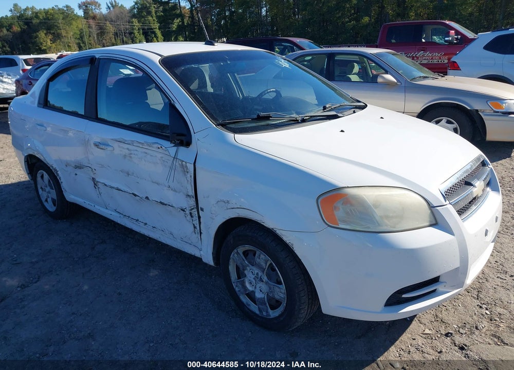 2009 CHEVROLET AVEO LT VIN: KL1TD56E49B606394