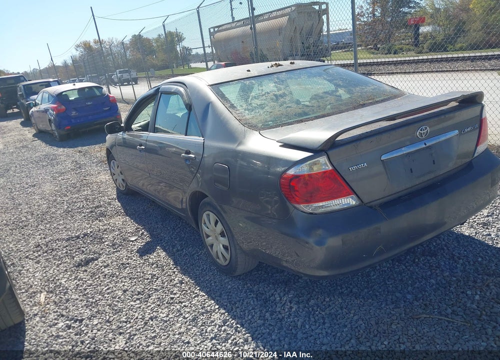 2005 TOYOTA CAMRY LE VIN: 4T1BE32K65U589514