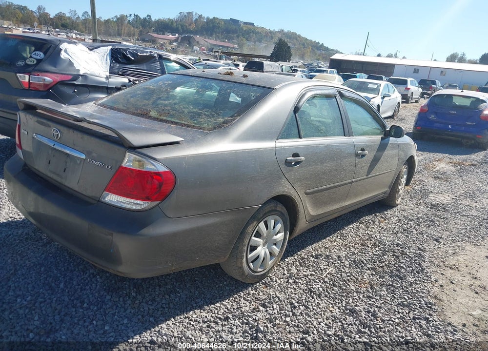2005 TOYOTA CAMRY LE VIN: 4T1BE32K65U589514