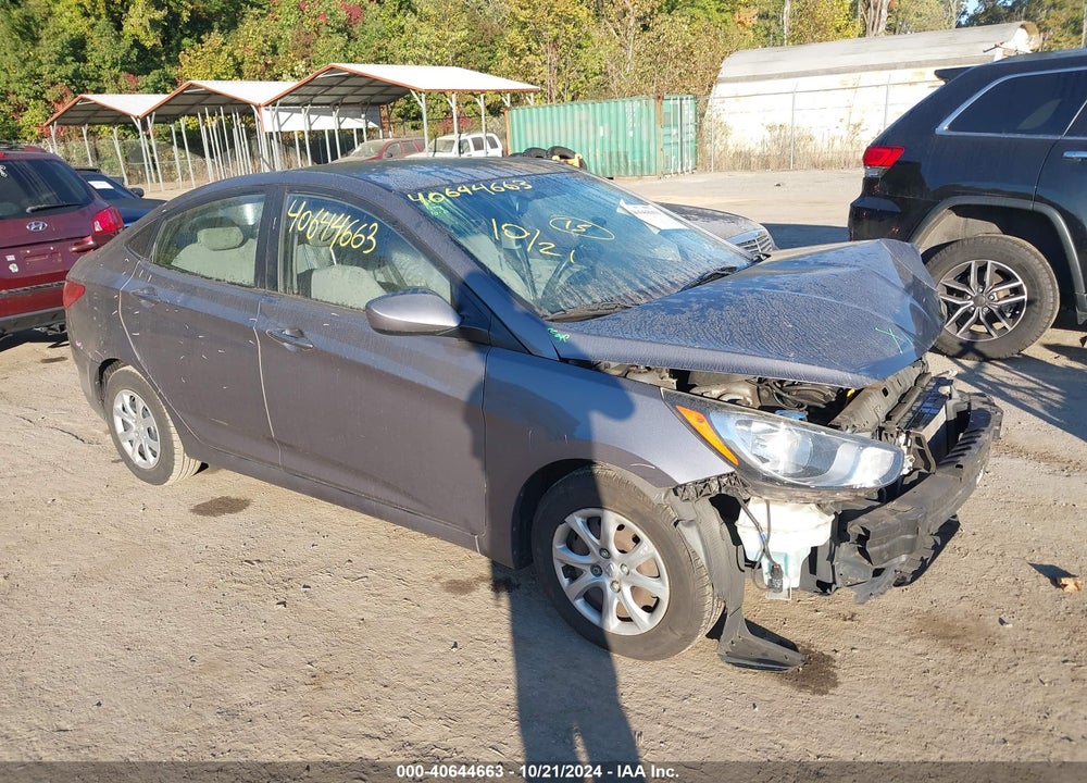 2014 HYUNDAI ACCENT GLS VIN: KMHCT4AE3EU757377